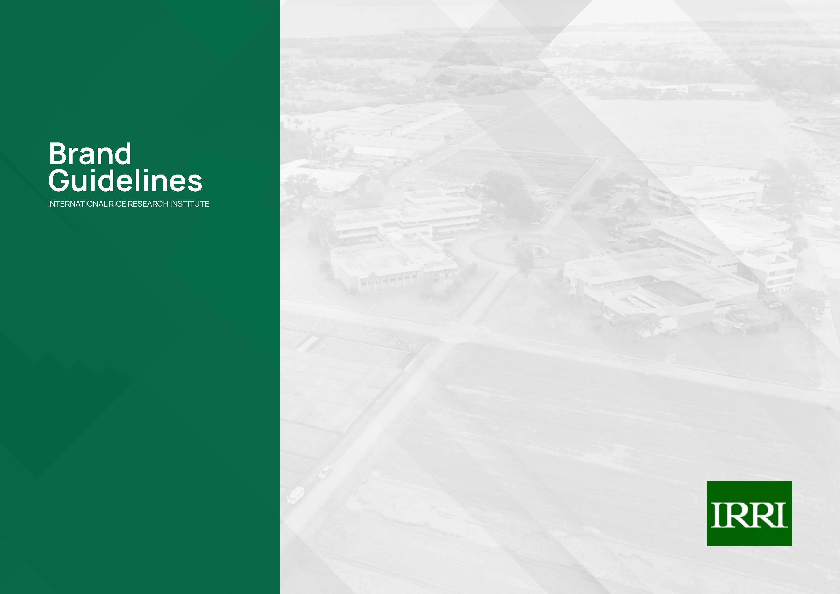 IRRI Brand Guideline cover