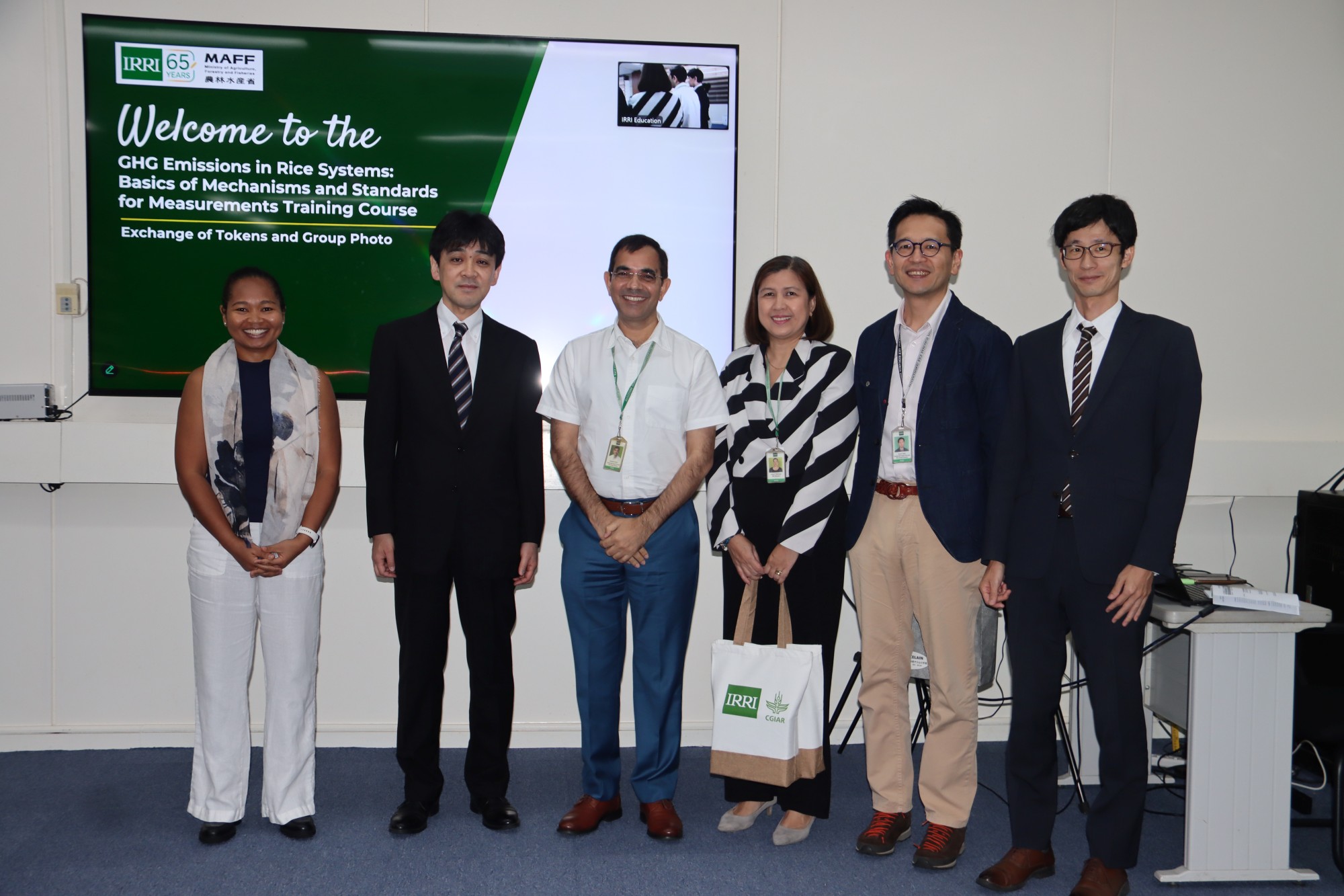Japan and IRRI's AGRI aims to reduce GHG emissions via CapDev and infrastructure improvements