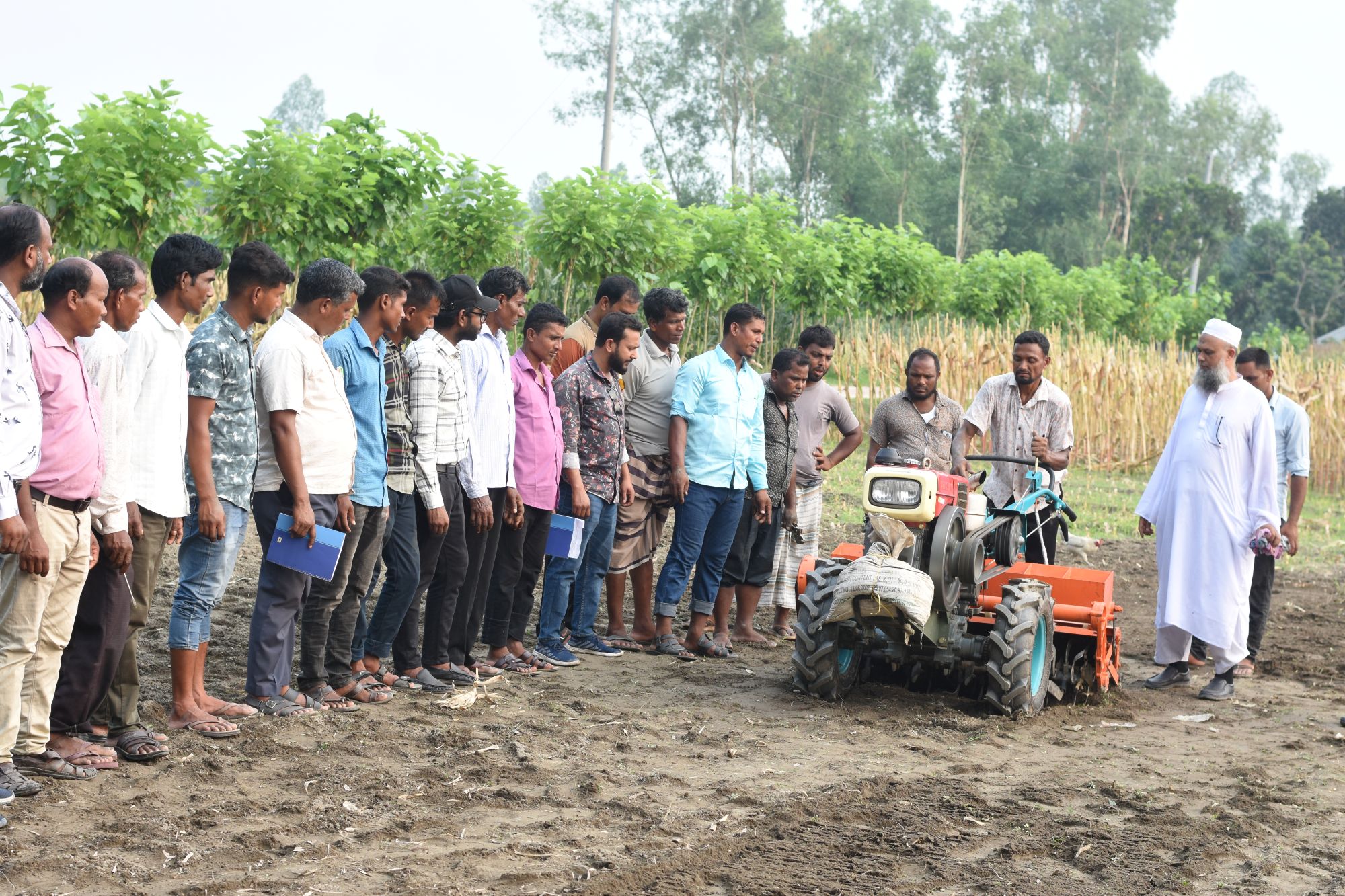 Training on mechanized direct-seeded rice (DSR) for precision sowing empowers local service providers in Nilphamari, Bangladesh
