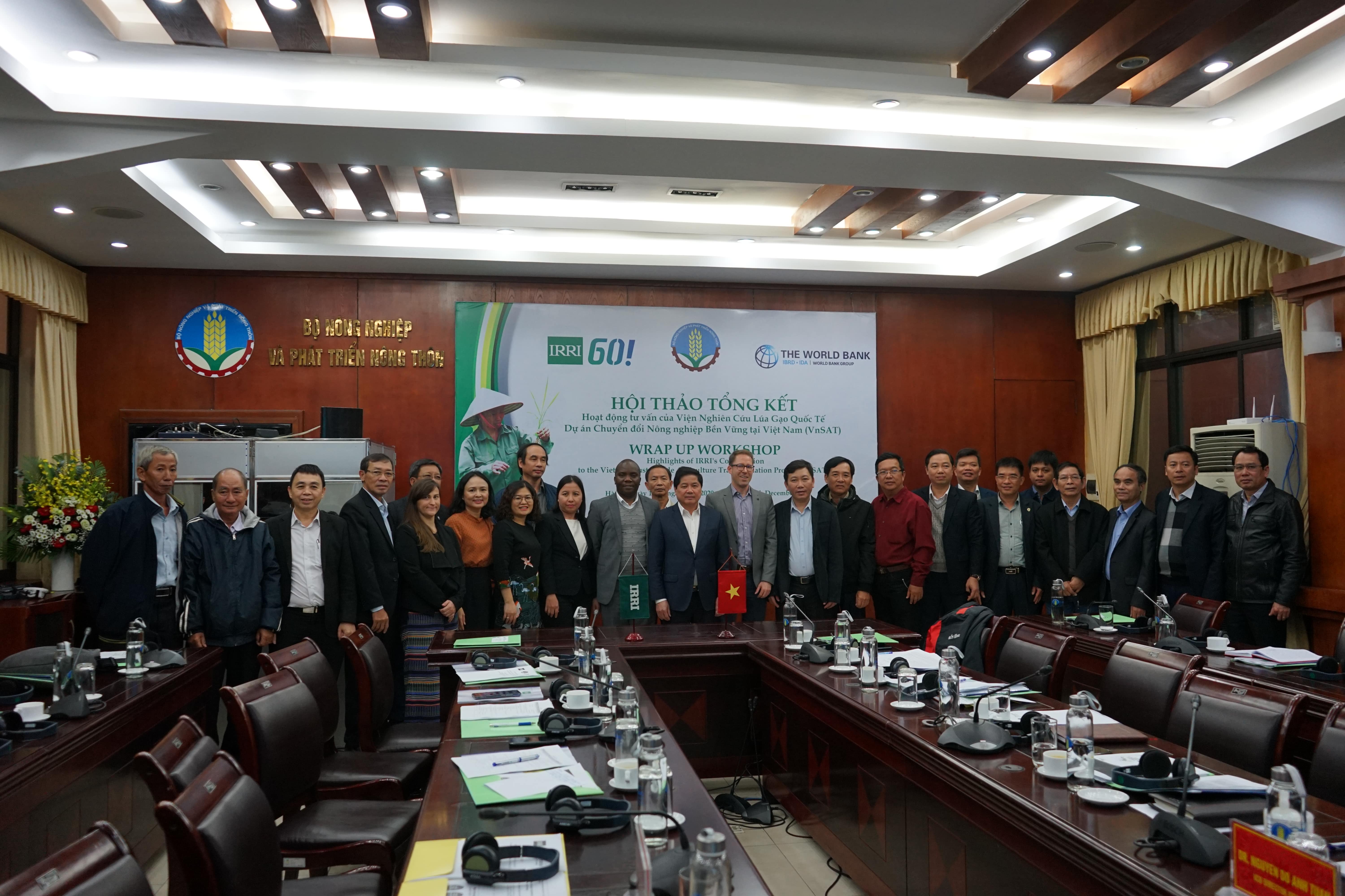 Vietnam thanks IRRI for contribution to VnSAT, increasing rice productivity and income for...