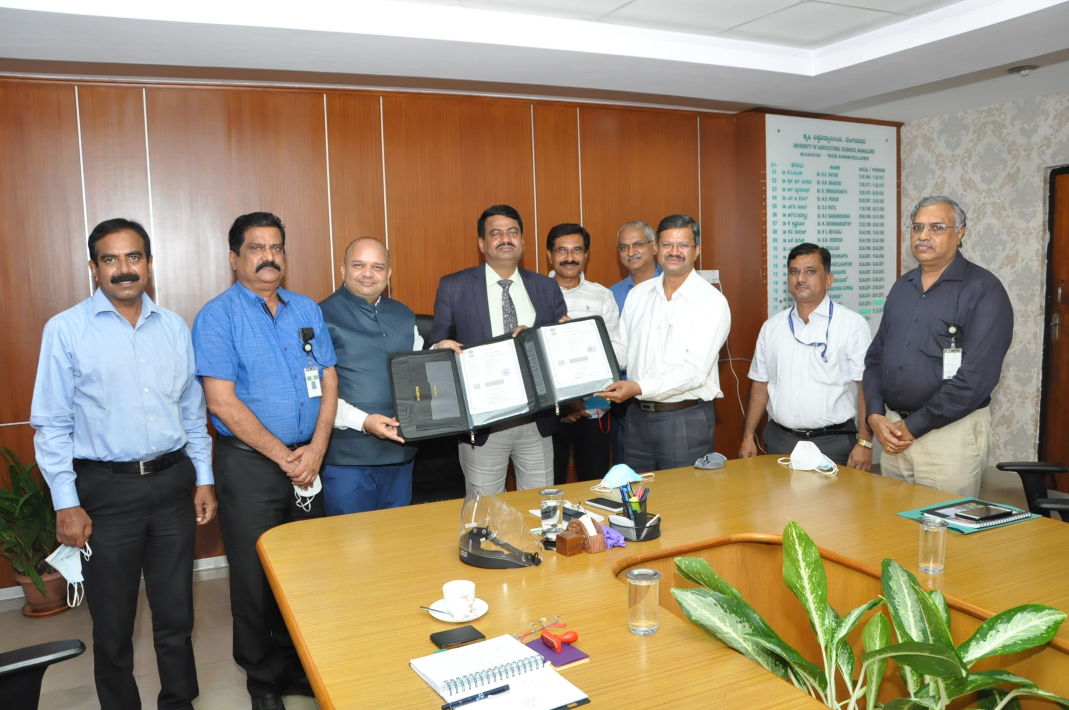 University of Agricultural Sciences Bangalore and IRRI sign research collaboration, member...