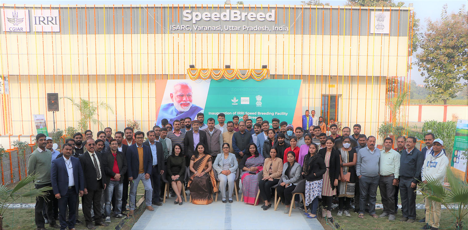 Prime Minister Narendra Modi inaugurates IRRI’s newly built Speed Breeding Facility