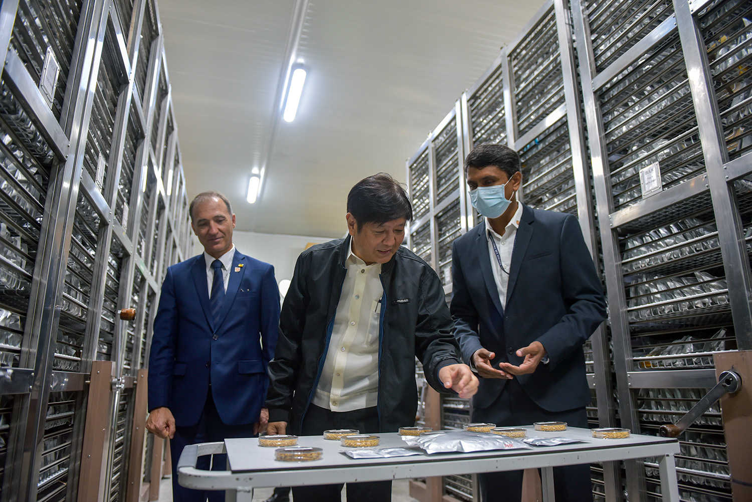 Pres. Marcos makes historic trip to IRRI to discuss how IRRI innovations and technologies ...