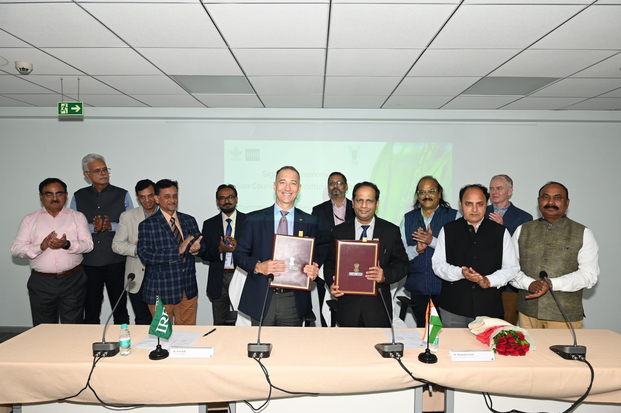 IRRI deepens its partnership with the Government of India through ICAR