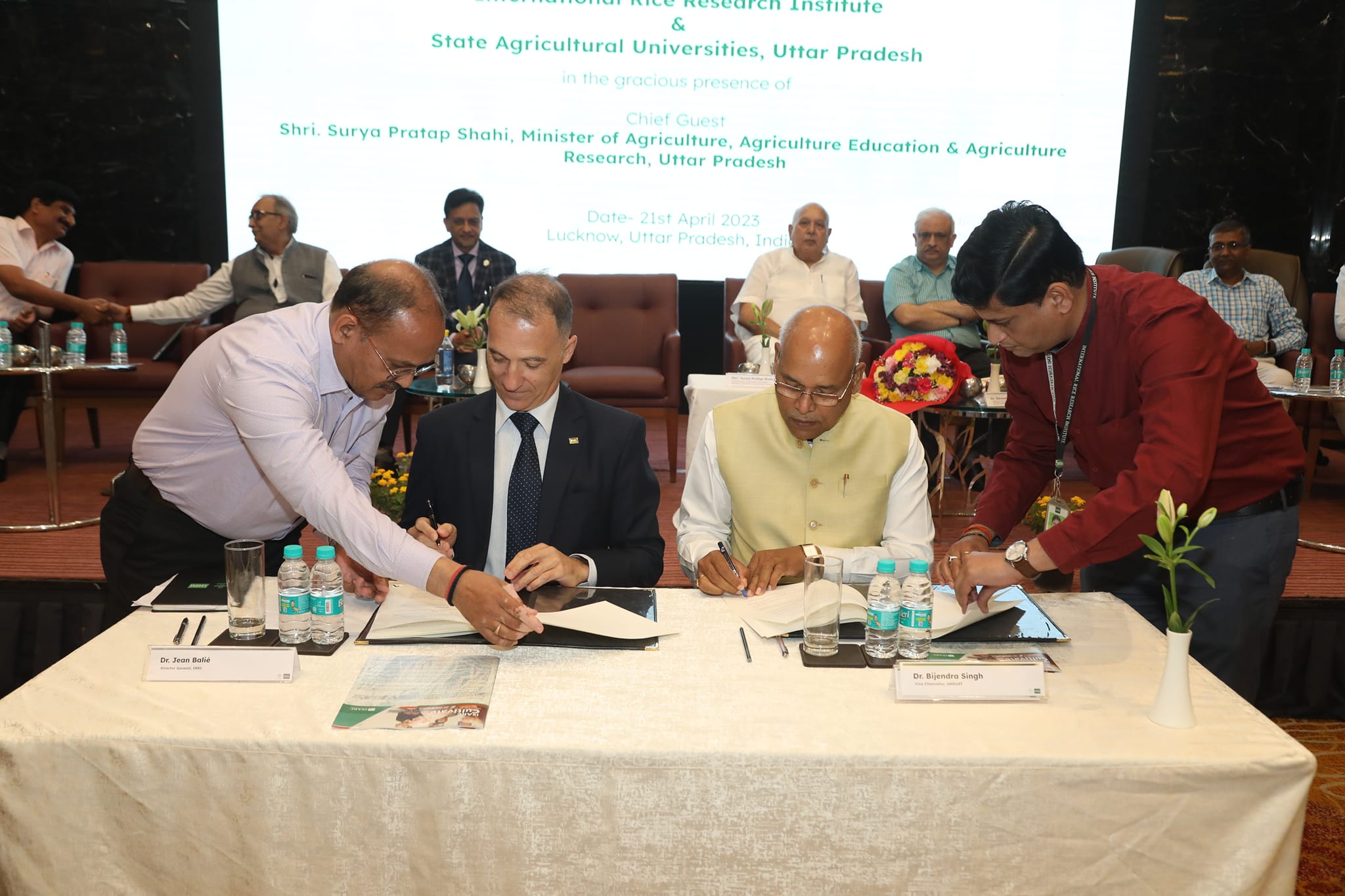 IRRI inks MoU with Uttar Pradesh agricultural universities