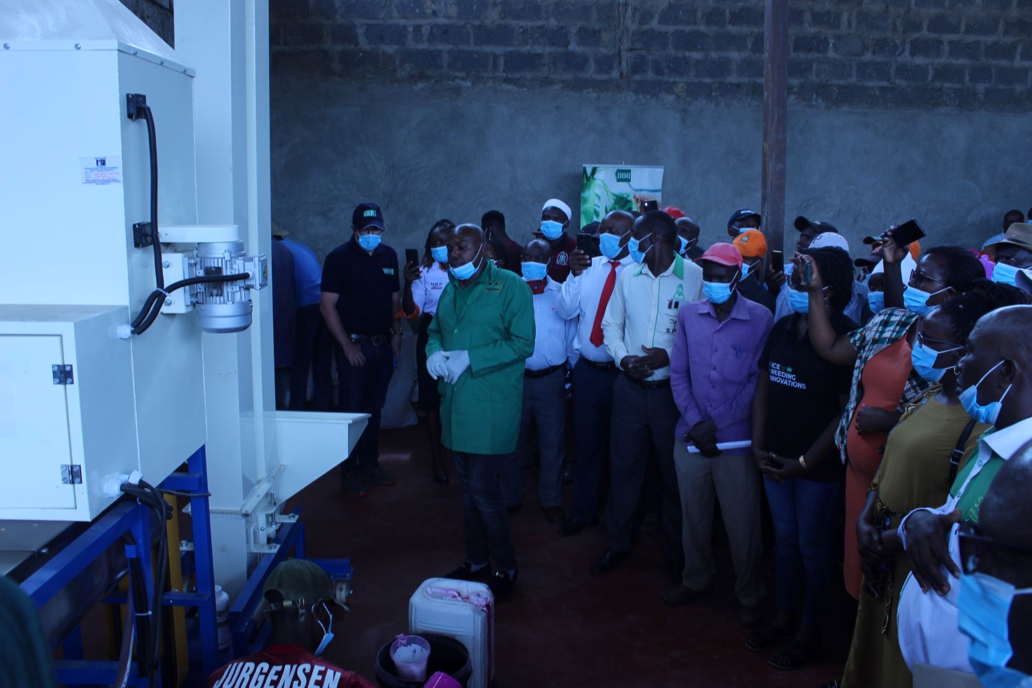 A farmers’ cooperative in Kenya receives a modern seed dressing machine to boost Kenya’s r...