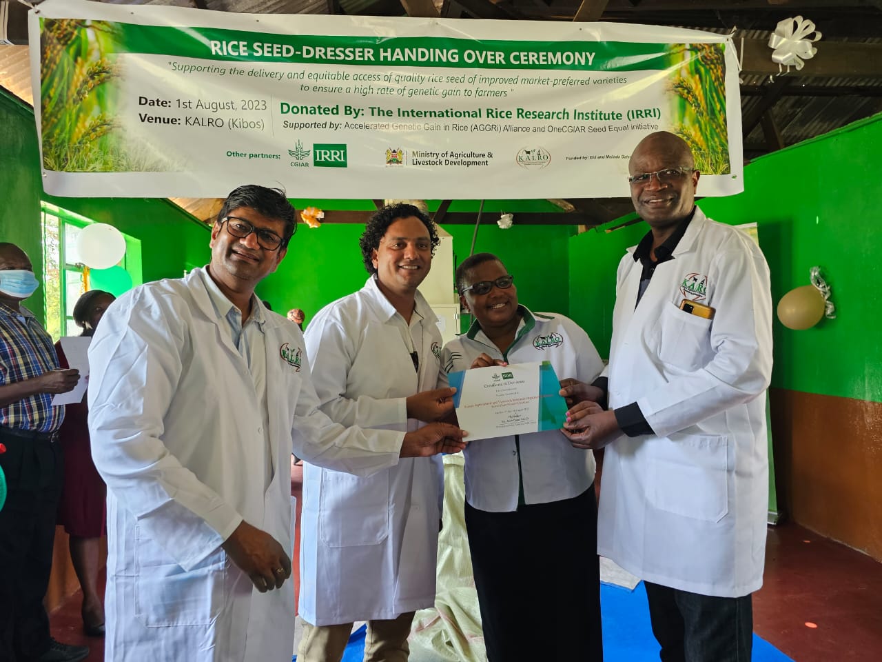 Ensuring quality seed supply of improved rice varieties for West Kenya smallholder farmers