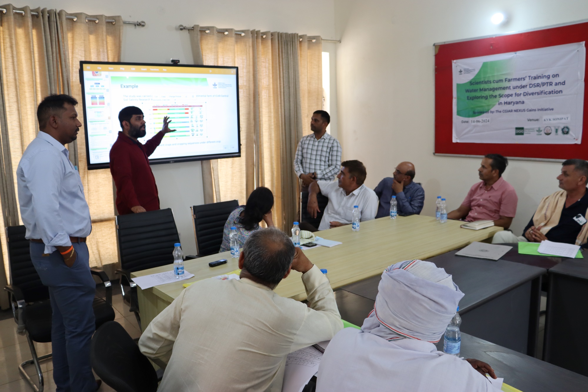 Making Rice–Cultivation Water-Efficient and Sustainable for Haryana