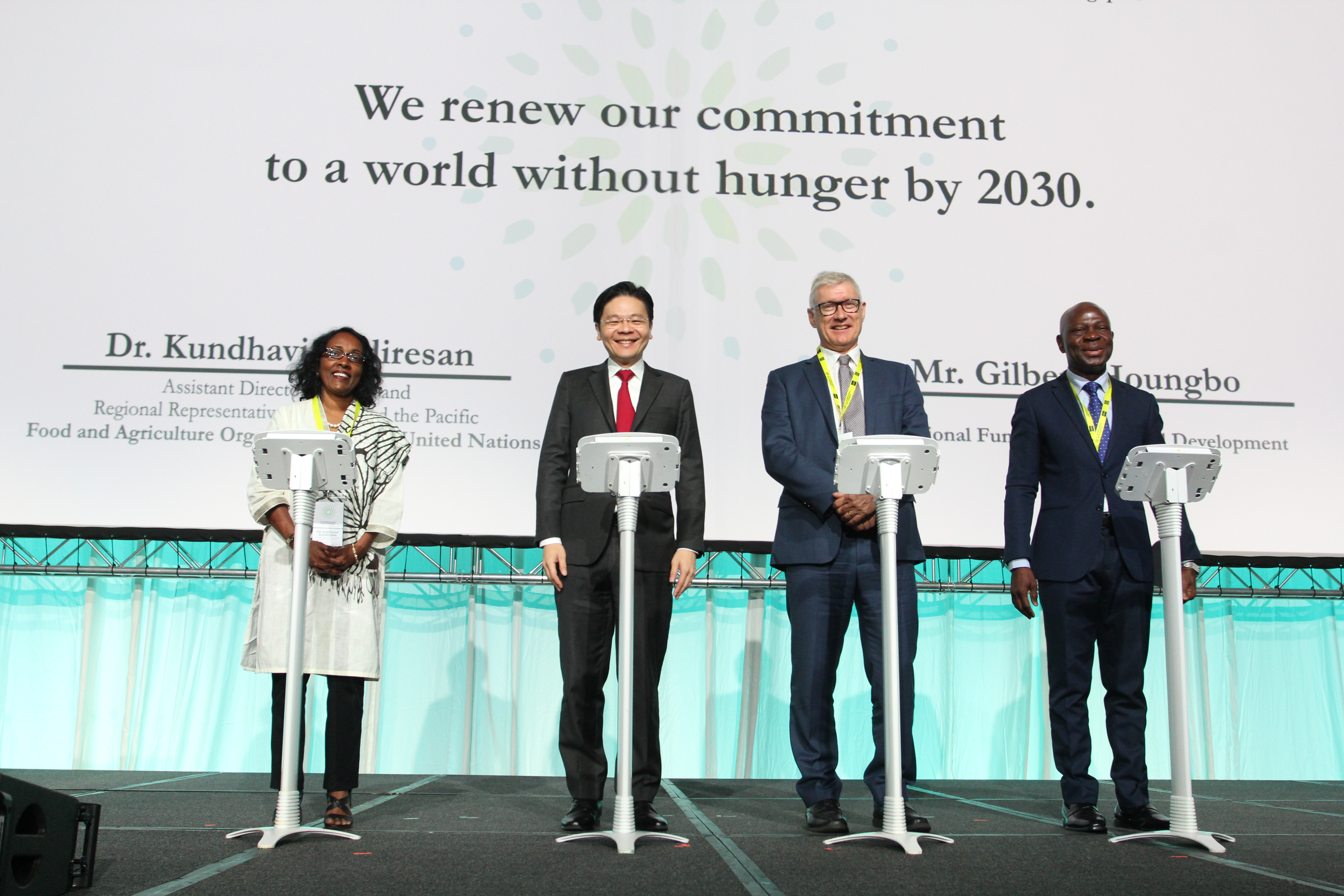 IRRI partners with Singapore and UN’s FAO to address world hunger and malnutrition