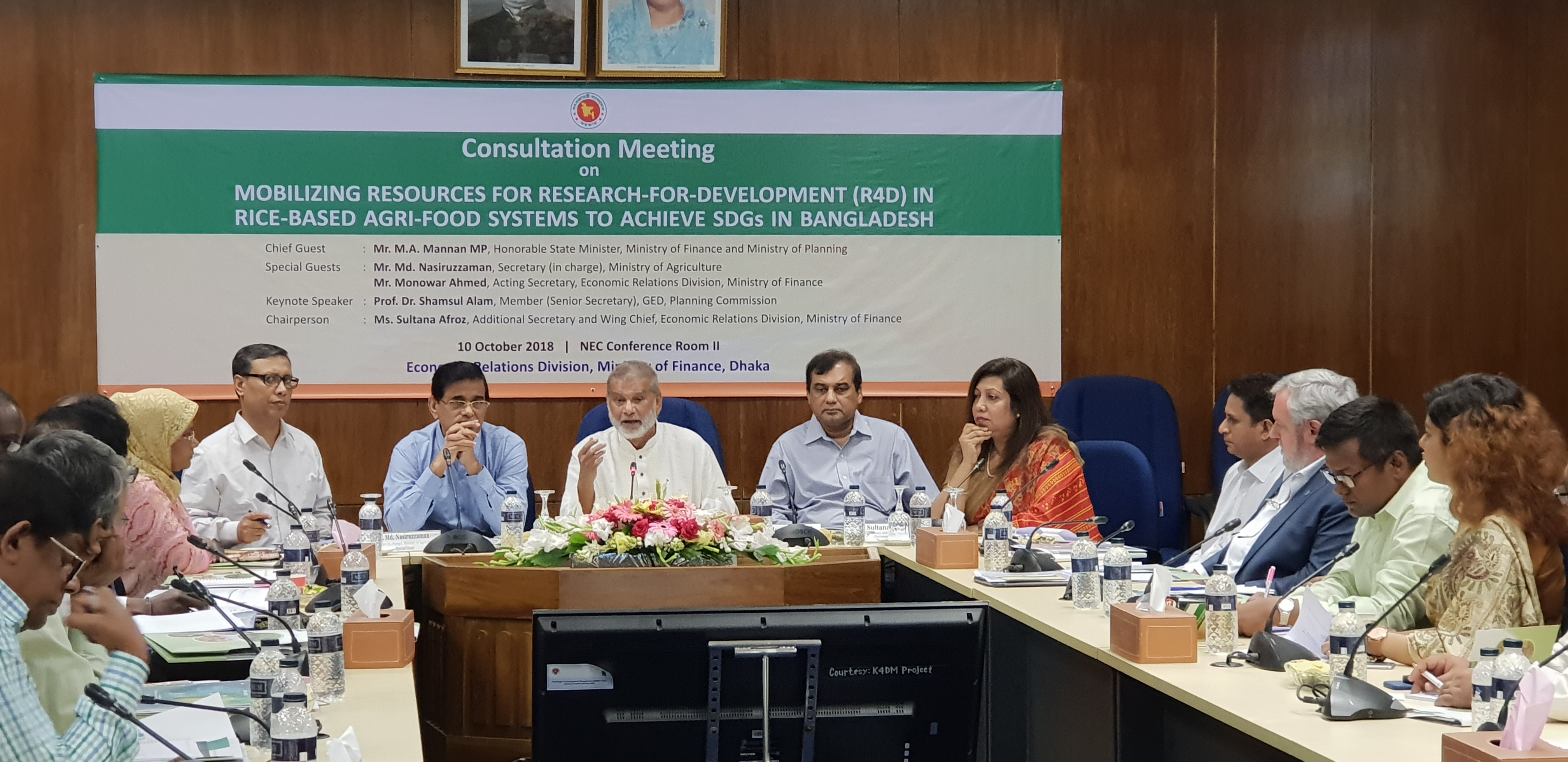 IRRI and Bangladesh Ministry of Finance and Planning highlight resource mobilization effor...