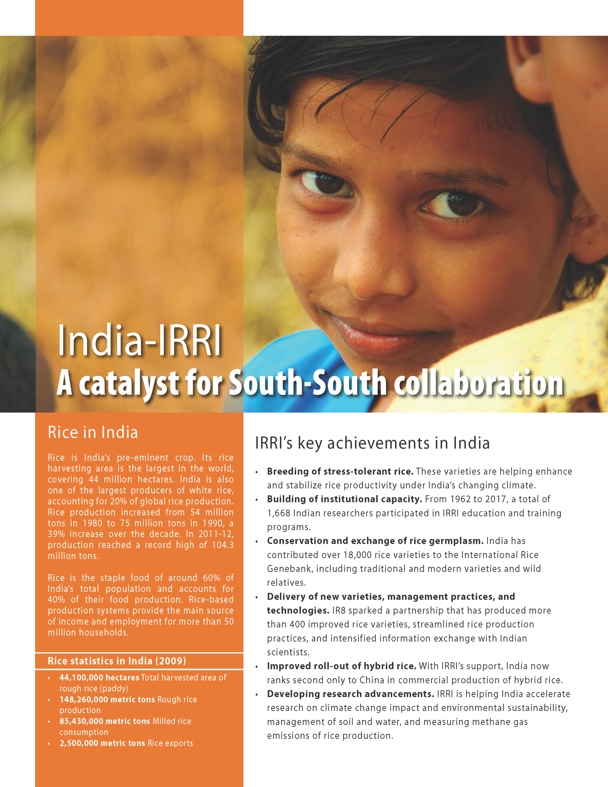 India-IRRI: A catalyst for South-South collaboration