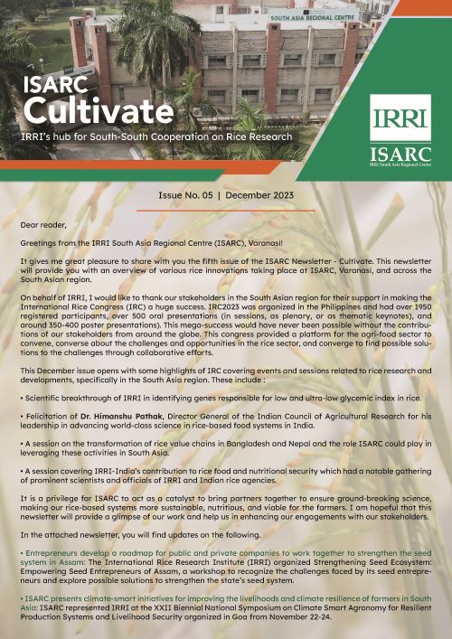ISARC Cultivate Issue 5 Dec 2023