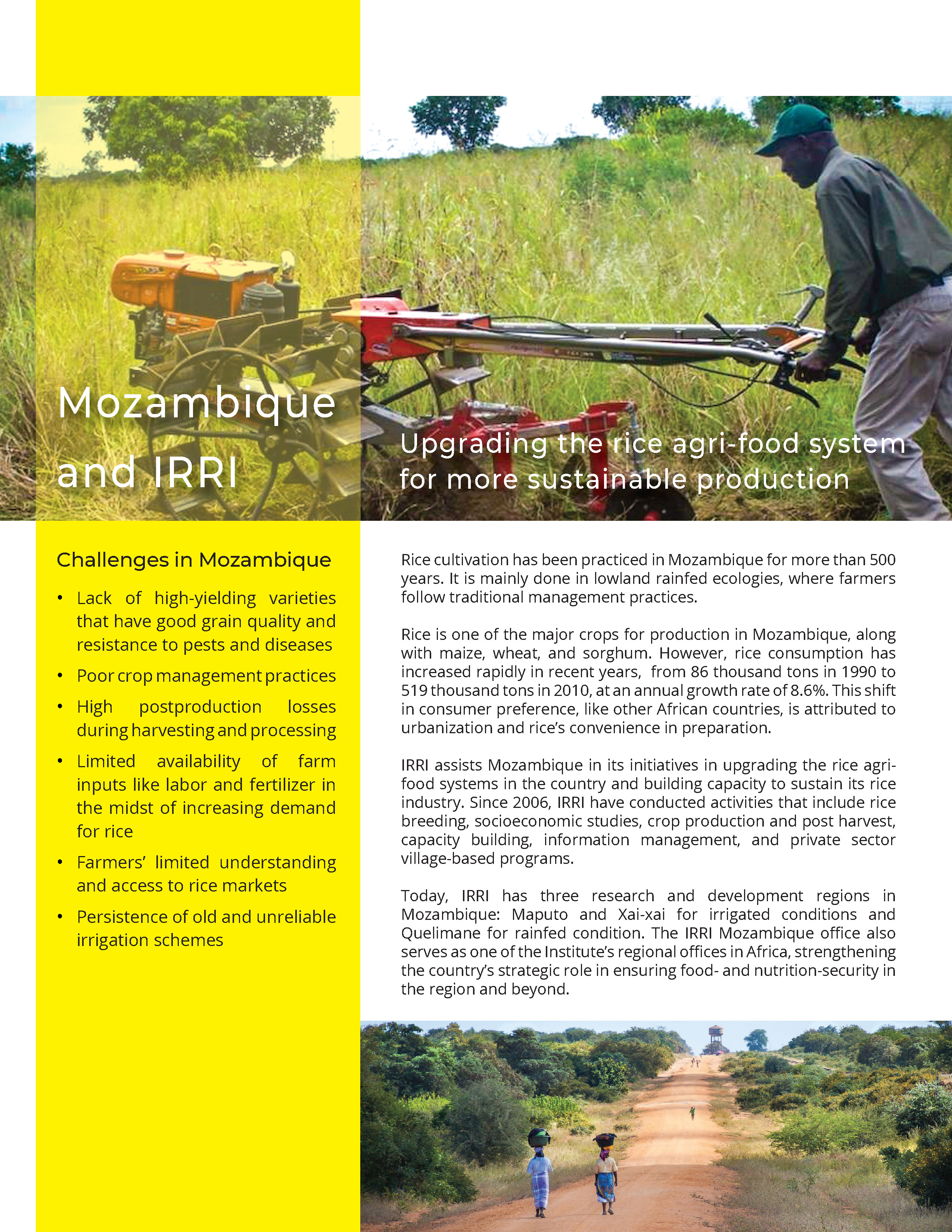 Mozambique and IRRI