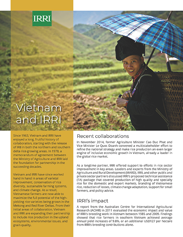 Vietnam and IRRI