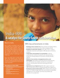 India-IRRI: A catalyst for South-South collaboration
